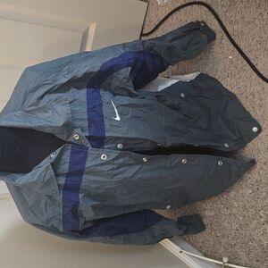 Nike, windbreaker, size medium, green, blue, white